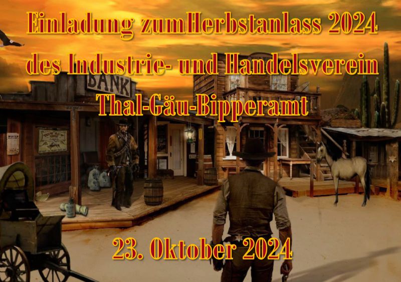 ERINNERUNG  - EINLADUNG Herbstanlass 2024